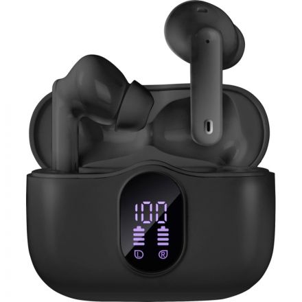 Наушники Sven E-315B, черный, Bluetooth, TWS, ANC, ENC