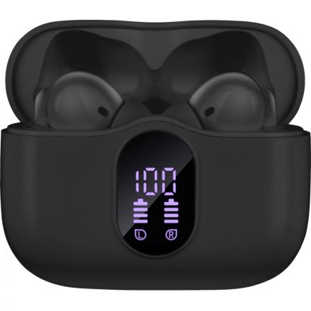 Наушники Sven E-315B, черный, Bluetooth, TWS, ANC, ENC