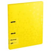 Папка на 2 кольцах Berlingo "Neon", 24мм, 1000мкм, желтый неон, D-кольца, с внутр. карманом Папка на 2 кольцах Berlingo "Neon", 24мм, 1000мкм, желтый неон, D-кольца, с внутр. карманом
