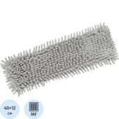 Насадка МОП плоская Home Queen микрофибра 40x10 см голубая