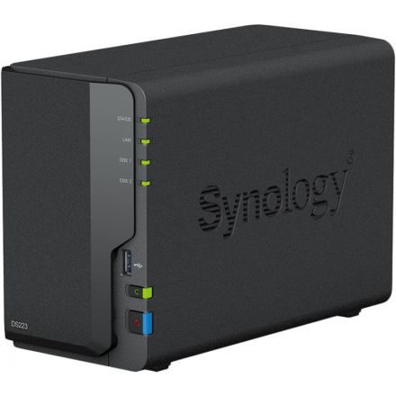 Сетевое хранилище Synology DS223 2x2.5/3.5 SATA/Realtek RTD1619B/2GB DDR4