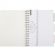 Бизнес-тетрадь 120л,клетка,А5 Flora 2,пласт.обл,серебр.спир,3раздел,линейка