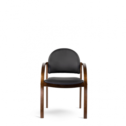 Стул Джуно D8 (темный орех) S-0401 (черный)