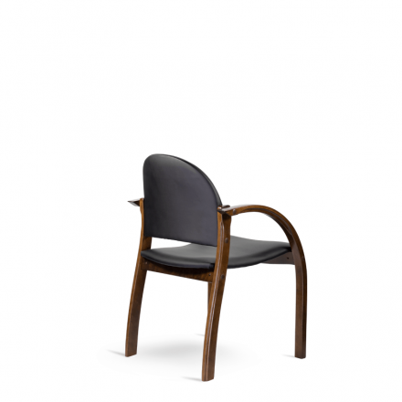 Стул Джуно D8 (темный орех) S-0401 (черный)