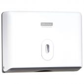 Диспенсер для полотенец листовых OfficeClean Professional система H2, (Z-сл.), ABS-пластик, механич., белый СПб