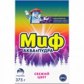 Стиральный порошок для ручной стирки 375 г, МИФ "Свежий цвет", 741113 Стиральный порошок для ручной стирки 375 г, МИФ "Свежий цвет", 741113