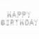 Шары воздушные НАБОР ДЛЯ ДЕКОРА "Happy Birthday", 52 шара, серебро/золото/черный, BRAUBERG, 591898
