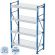 Стеллаж металлический MZ_SGR-V-1584-2,5 4 яруса 1500х800, Выс.2500 Стеллаж металлический MZ_SGR-V-1584-2,5 4 яруса 1500х800, Выс.2500