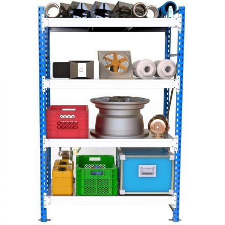 Стеллаж металлический MZ_SGR-V-1584-2,5 4 яруса 1500х800, Выс.2500 Стеллаж металлический MZ_SGR-V-1584-2,5 4 яруса 1500х800, Выс.2500