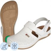 Сабо Leon белые (мод. MED951), р. 39