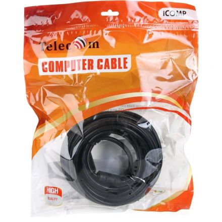 Кабель HDMI-19M - HDMI-19M ver 2.0+3D/Ethernet, 7.5m Telecom <TCG200F-7.5M