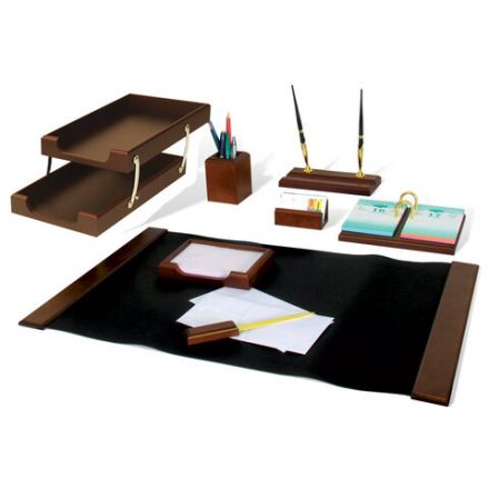 Набор подарочный настольный BESTAR "Titan" из дерева, 8 предметов, цвет "орех", 236367