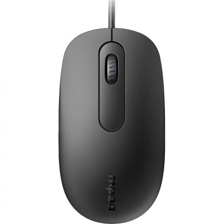 Мышь компьютерная RAPOO N200 проводная, черный