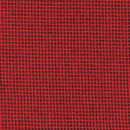 Стул для персонала и посетителей "ИЗО", черный каркас, ткань черно-красная, В-9/С-16