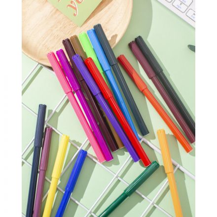 Фломастеры №1School Отличник 18цв., ПВХ-пакет с европодвесом,вентилируемые