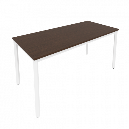 Slim Стол письменный на металлокаркасе С.СП-6 Венге/Белый металл 1580*720*750