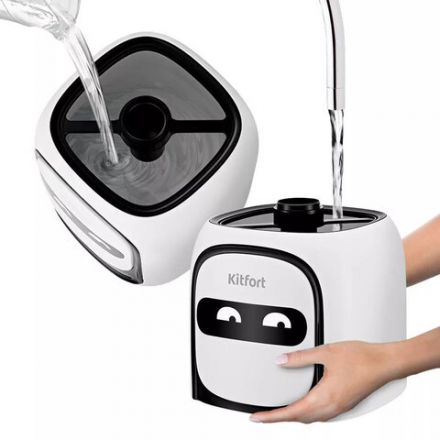 Увлажнитель воздуха KITFORT КТ-2878, объем бака 4,8 л, 25 Вт, арома-контейнер, гигрометр, белый Увлажнитель воздуха KITFORT КТ-2878, объем бака 4,8 л, 25 Вт, арома-контейнер, гигрометр, белый