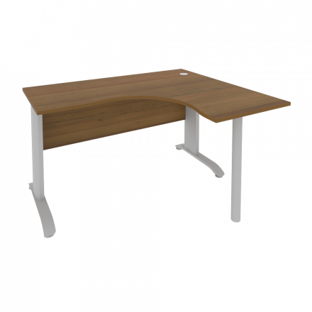 Riva Metal-L Стол криволинейный правый ПЛ.СА-3 (R) Орех/Тёмно-серый металл 1400*1200*750 Riva Metal-L Стол криволинейный правый ПЛ.СА-3 (R) Орех/Тёмно-серый металл 1400*1200*750