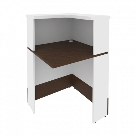 Style Угловой модуль правый Л.УМ-1 (R) Венге/Белый 736*736*1156 Style Угловой модуль правый Л.УМ-1 (R) Венге/Белый 736*736*1156