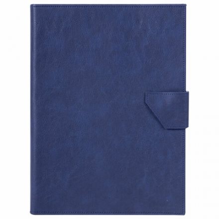 Папка-органайзер семейная для 4-х комплектов документов, формат А4, экокожа, синяя, BRAUBERG, 238206