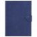 Папка-органайзер семейная для 4-х комплектов документов, формат А4, экокожа, синяя, BRAUBERG, 238206