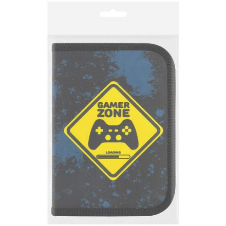 Пенал ПИФАГОР, 1 отделение, полиэстер, 19х13 см, "Game Zone", 271511 Пенал ПИФАГОР, 1 отделение, полиэстер, 19х13 см, "Game Zone", 271511