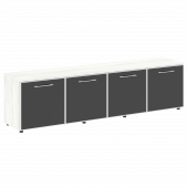 Yalta Тумба модульная LT.TS-4.6 black Снежная патина/Стекло black 2188*450*580 Yalta Тумба модульная LT.TS-4.6 black Снежная патина/Стекло black 2188*450*580