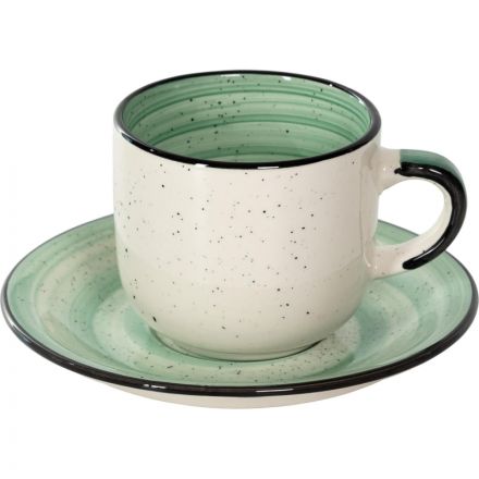 Набор Чайная пара АЭРОГРАФ ФИСТАШКОВЫЙ БРИЗ чайный арт.139-27125 Набор Чайная пара АЭРОГРАФ ФИСТАШКОВЫЙ БРИЗ чайный арт.139-27125