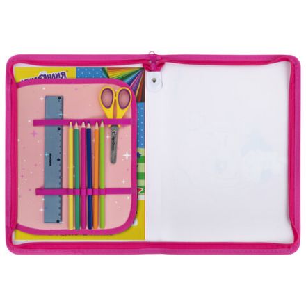 Папка для труда на молнии ЮНЛАНДИЯ А4, 1 отделение, откидная планка, органайзер, "Anime pals", 272222 Папка для труда на молнии ЮНЛАНДИЯ А4, 1 отделение, откидная планка, органайзер, "Anime pals", 272222