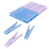 Прищепки бельевые 6,8 см, КОМПЛЕКТ 42 штуки, пластик, ассорти, PRIMILA (ПРИМИЛА) COMPACT, 700521