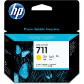 Картридж струйный HP 711 CZ136A оригинальный желтый тройная упаковка