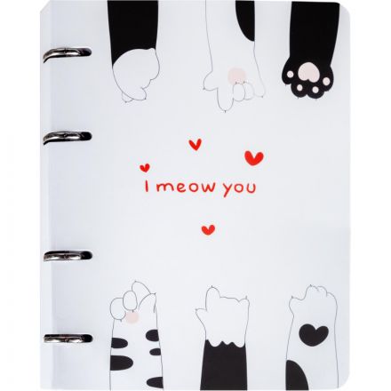 Тетрадь общая А5 120л клетка,кольца(смен.блок) Cats TSB5-120CT Тетрадь общая А5 120л клетка,кольца(смен.блок) Cats TSB5-120CT