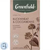Чай Greenfield Natural Tisane Buckwheat & Cocoabeans травяной,20пак 1757-08