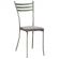 Стул для столовых UD_Флоренция СМ7/1-02 карк.серебр.метал.к/з-св.серый К-03
