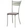 Стул для столовых UD_Флоренция СМ7/1-02 карк.серебр.метал.к/з-св.серый К-03