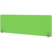 Экран Metal System Style ткан. д/стола Б.ТЭКР-3 1250х450х28 зеленый/мет.сер