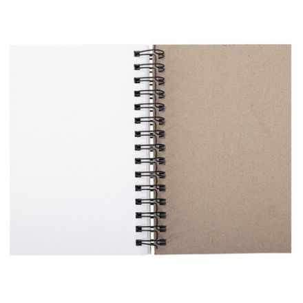 Скетчбук для смешанных техник MixMedia, 200 г/м2, 130х210 мм, 60 л., твердая обложка, гребень, BRAUBERG ART CLASSIC, 116967