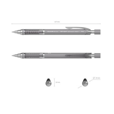 Карандаш механический с автоматической подачей грифеля 0,9 мм, ERICH KRAUSE "Techno", HB, 56014