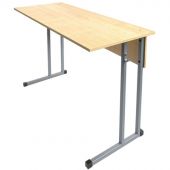 Парта MET_Школа стол ученический 2-м 6 гр. р клен/серый ШМ New