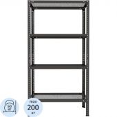 Стеллаж металлический Ульт_Strecky 30/75/150-4-С (Разборный)