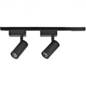 Светильник светодиодный (Кмп из 2 трек на шинопроводе)Чёр,2х10Вт,4000К,IP20