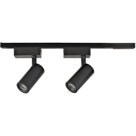 Светильник светодиодный (Кмп из 2 трек на шинопроводе)Чёр,2х10Вт,4000К,IP20