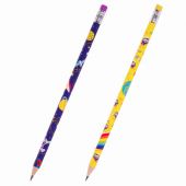 Карандаш чернографитный ЮНЛАНДИЯ "ЮНЛАНДИК", 1 шт., HB, с ластиком, корпус ассорти, 181752 Карандаш чернографитный ЮНЛАНДИЯ "ЮНЛАНДИК", 1 шт., HB, с ластиком, корпус ассорти, 181752