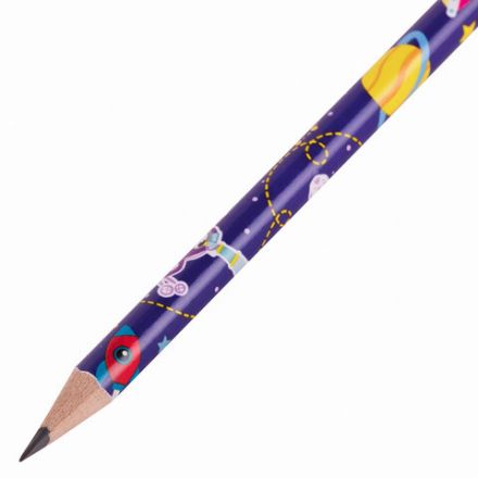 Карандаш чернографитный ЮНЛАНДИЯ "ЮНЛАНДИК", 1 шт., HB, с ластиком, корпус ассорти, 181752 Карандаш чернографитный ЮНЛАНДИЯ "ЮНЛАНДИК", 1 шт., HB, с ластиком, корпус ассорти, 181752