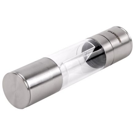 Механическая мельница для соли и перца 2 в 1, 4 уровня помола, нержавеющая сталь, DASWERK (ДАСВЕРК), 456627