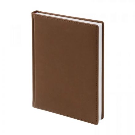 Ежедневник датированный 2026 А5+ VELVET Коричневый 3-123/03