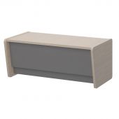 Стол IN FREGAT рук-ля 129S002 Ш1800 дуб сканд/базальт