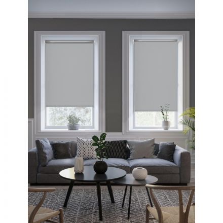 Рулонная штора Комус Мебель blackout silver 537837 V2, 120х160, серый