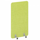 R-line soft Перегородка на металлических опорах, на роликах AP.R-100-180 Romeo 07/Серый металл 1000*18*1800