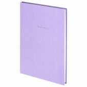 Блокнот БОЛЬШОЙ ФОРМАТ 200х290 мм, А4, 80 л., твердый, клетка, BRAUBERG "Minimal", сиреневый, 116434